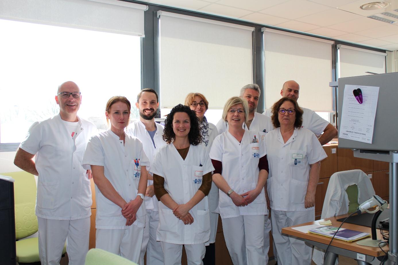 Équipe du laboratoire CHU Brest